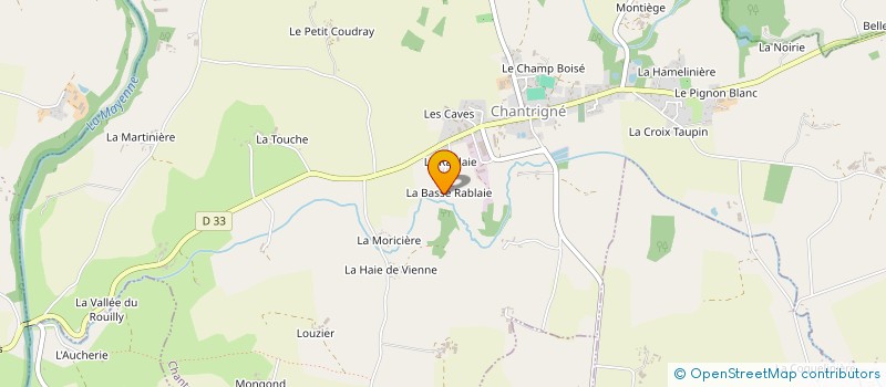 localisation de l'entreprise MONSIEUR RAYMOND SILLERE  CHANTRIGNE