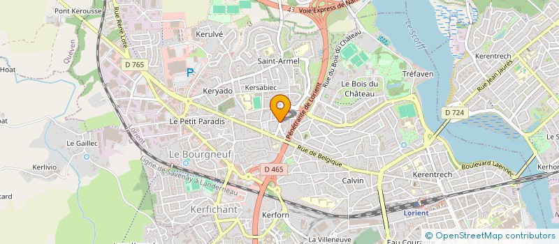 localisation de l'entreprise MONSIEUR RAYMOND SIMON  LORIENT