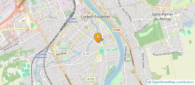 localisation de l'entreprise MONSIEUR RAYMOND SIMONOT à CORBEIL-ESSONNES