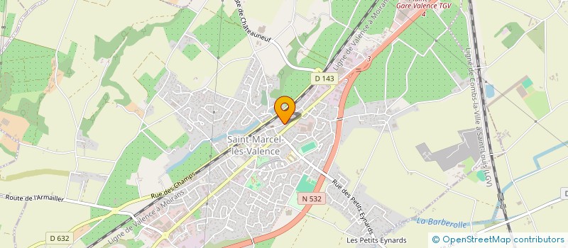 localisation de l'entreprise MONSIEUR RAYMOND SOL  SAINT-MARCEL-LES-VALENCE