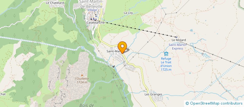 localisation de l'entreprise MONSIEUR RAYMOND SOLLIER à LES BELLEVILLE