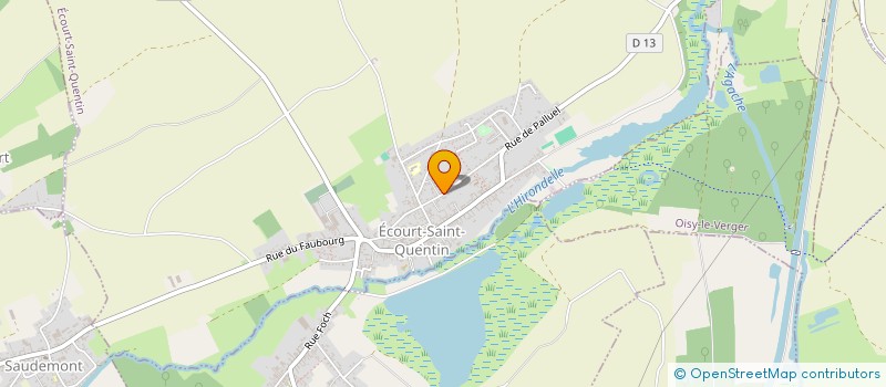 localisation de l'entreprise MONSIEUR RAYMOND SOUSA  ECOURT-SAINT-QUENTIN