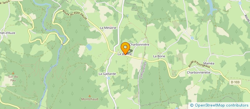 localisation de l'entreprise MONSIEUR RAYMOND SOUVIGNET à SAINT-JEURES
