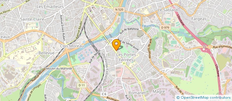 localisation de l'entreprise MONSIEUR RAYMOND SUCHAUD à LIMOGES