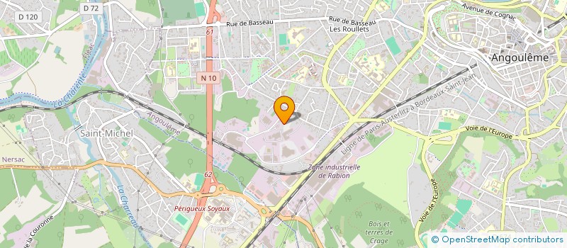 localisation de l'entreprise MONSIEUR RAYMOND TAMISIER à ANGOULEME