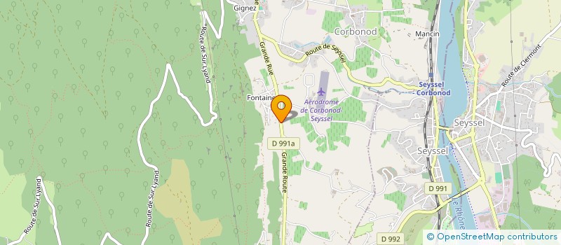 localisation de l'entreprise MONSIEUR RAYMOND TARDY  CORBONOD