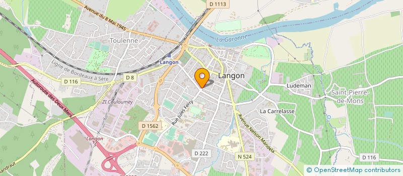 localisation de l'entreprise MONSIEUR RAYMOND TAUZIN à LANGON