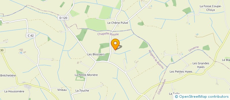 localisation de l'entreprise MONSIEUR RAYMOND TESSIER à CHAPELLE-ROYALE