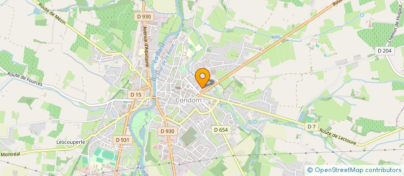 localisation de l'entreprise MONSIEUR RAYMOND TETAERT à CONDOM