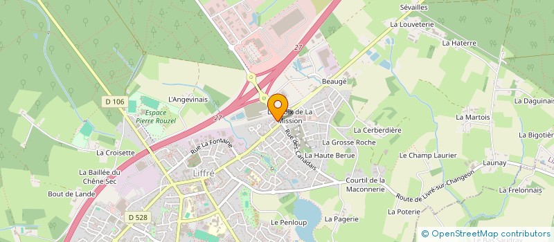 localisation de l'entreprise MONSIEUR RAYMOND THOMAS  LIFFRE