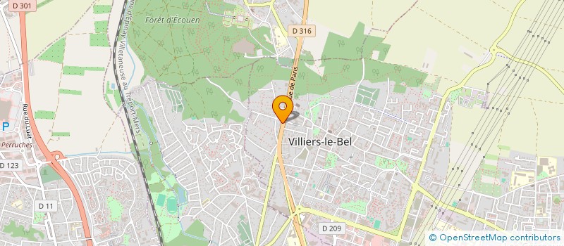 localisation de l'entreprise MONSIEUR RAYMOND TOUSSAINT à VILLIERS-LE-BEL