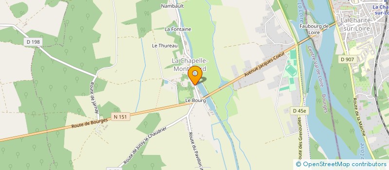 localisation de l'entreprise MONSIEUR RAYMOND TOYE  LA CHAPELLE-MONTLINARD