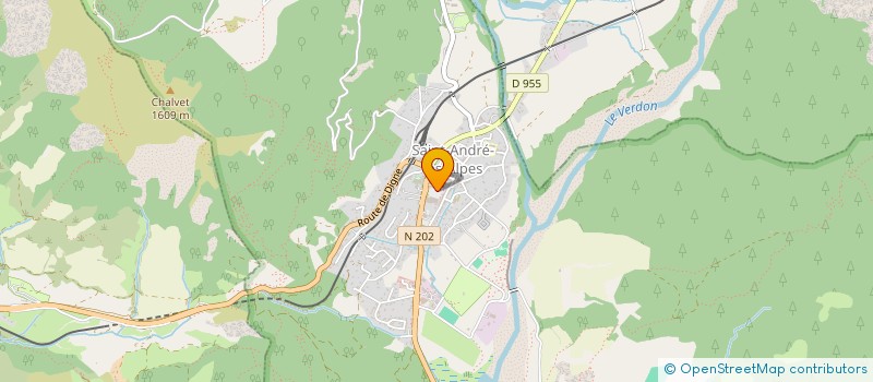 localisation de l'entreprise MONSIEUR RAYMOND TRIMAILLE  SAINT-ANDRE-LES-ALPES