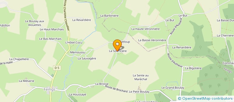 localisation de l'entreprise MONSIEUR RAYMOND TROUILLET à FEINGS