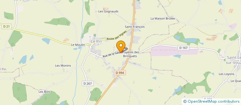 localisation de l'entreprise MONSIEUR RAYMOND TROUSSIERE à LE DONJON