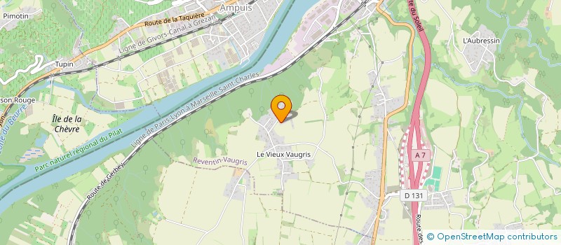 localisation de l'entreprise MONSIEUR RAYMOND VACHER  REVENTIN-VAUGRIS