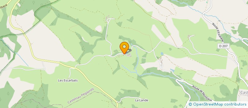 localisation de l'entreprise MONSIEUR RAYMOND VAISSIERE  SAINT-LAURENT-DE-LEVEZOU