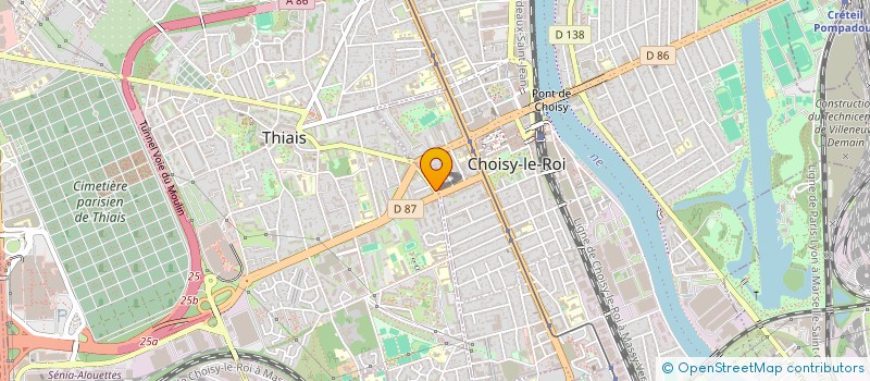 localisation de l'entreprise MONSIEUR RAYMOND VANDENBONNE  THIAIS