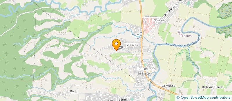 localisation de l'entreprise MONSIEUR RAYMOND VARZY  SAINTE-ROSE