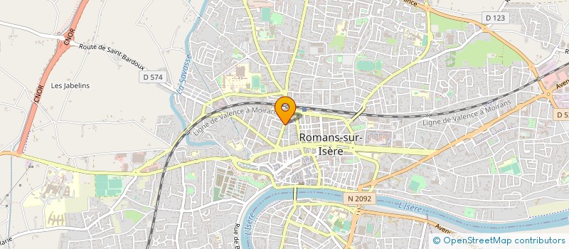 localisation de l'entreprise MONSIEUR RAYMOND VAURY  ROMANS-SUR-ISERE