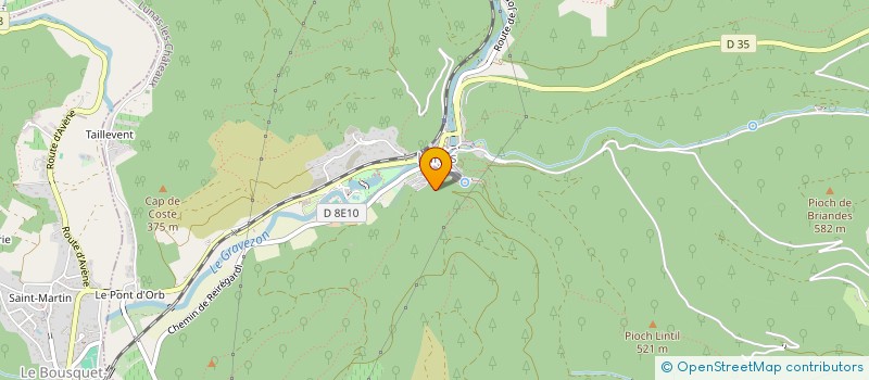 localisation de l'entreprise MONSIEUR RAYMOND VERDEIL  JONCELS