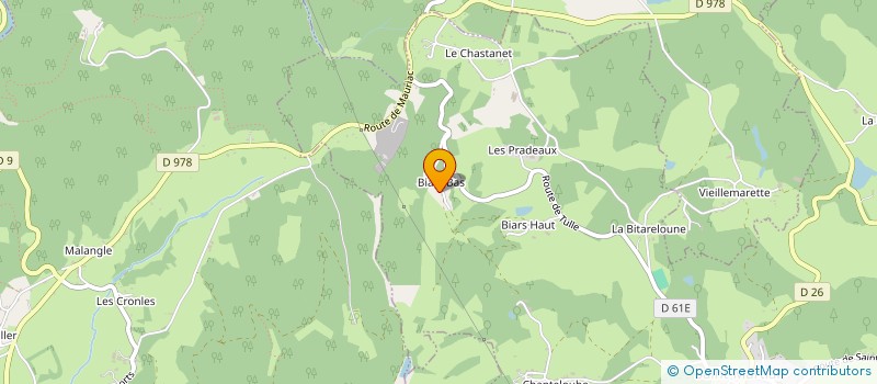 localisation de l'entreprise MONSIEUR RAYMOND VERDIER  SAINT-MARTIAL-DE-GIMEL