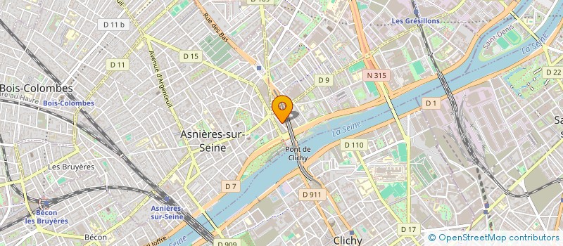 localisation de l'entreprise MONSIEUR RAYMOND VERNIOLE  ASNIERES-SUR-SEINE