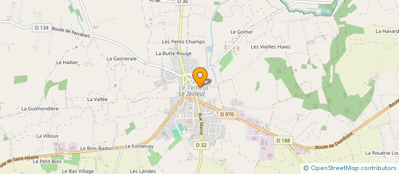 localisation de l'entreprise MONSIEUR RAYMOND VERON à LE TEILLEUL