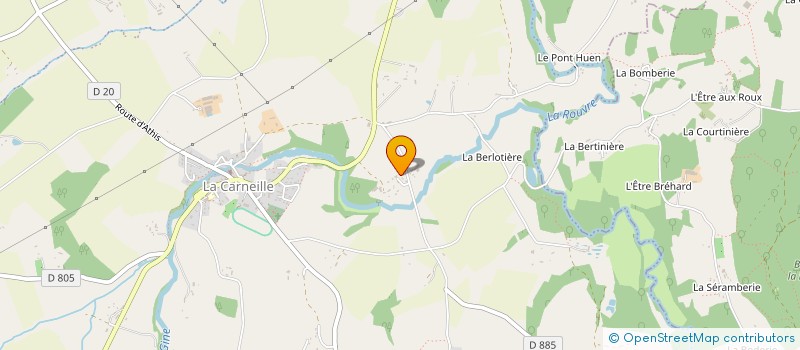 localisation de l'entreprise MONSIEUR RAYMOND VERRIER à ATHIS-VAL DE ROUVRE