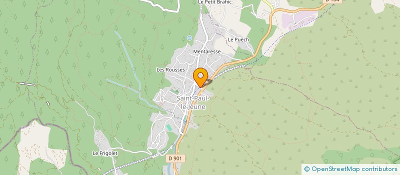 localisation de l'entreprise MONSIEUR RAYMOND VERTENER à SAINT-PAUL-LE-JEUNE