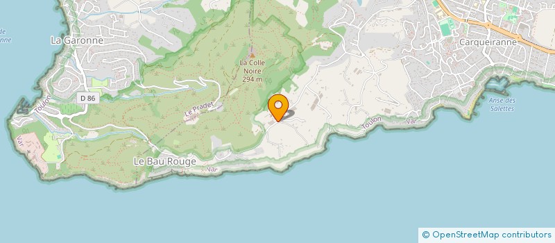 localisation de l'entreprise MONSIEUR RAYMOND VIALE  CARQUEIRANNE