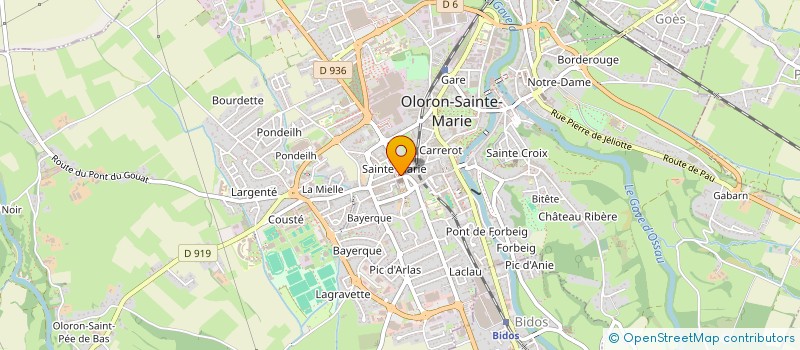 localisation de l'entreprise MONSIEUR RAYMOND VIDEGARAY à OLORON-SAINTE-MARIE