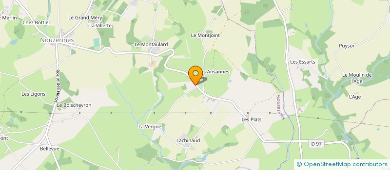 localisation de l'entreprise MONSIEUR RAYMOND VILLATTE à NOUZERINES