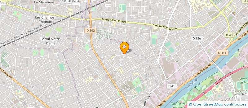 localisation de l'entreprise MONSIEUR RAYMOND VISSUZANNE  BEZONS