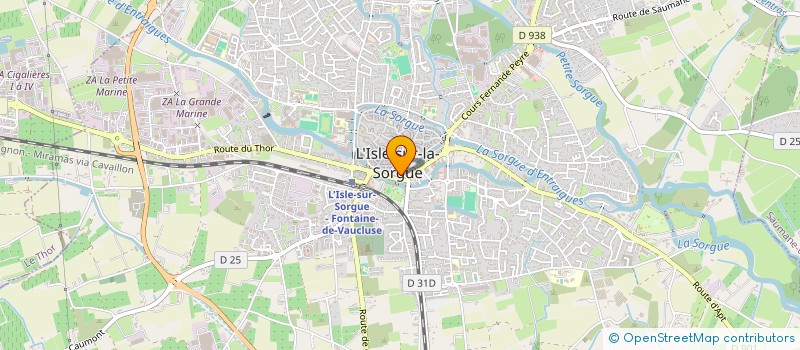 localisation de l'entreprise MONSIEUR RAYMOND VIVARES  L'ISLE-SUR-LA-SORGUE