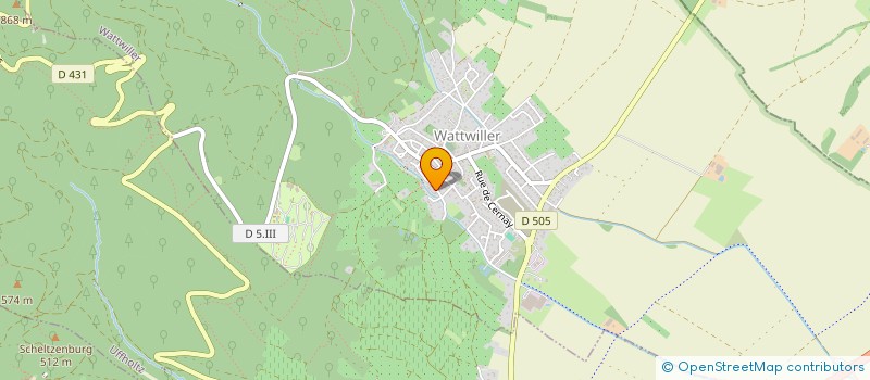 localisation de l'entreprise MONSIEUR RAYMOND WALTER  WATTWILLER