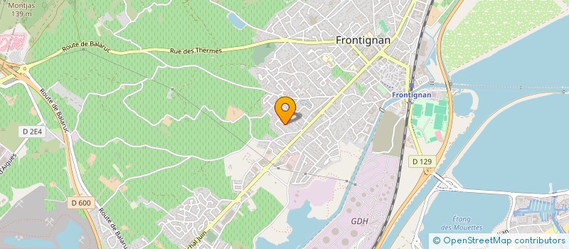 localisation de l'entreprise MONSIEUR RAYMOND WEBER à FRONTIGNAN