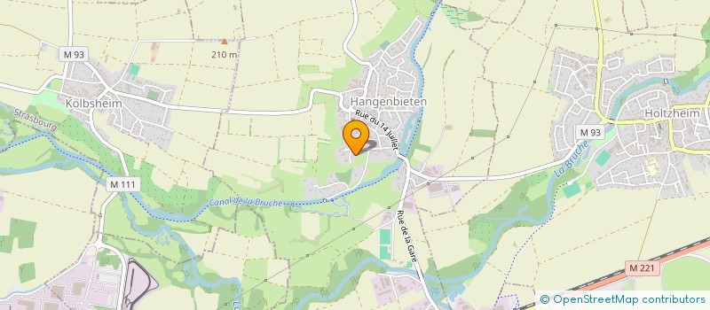 localisation de l'entreprise MONSIEUR RAYMOND WESTERFELD  HANGENBIETEN