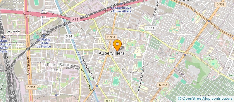 localisation de l'entreprise MONSIEUR RAYMOND ZENOU à AUBERVILLIERS