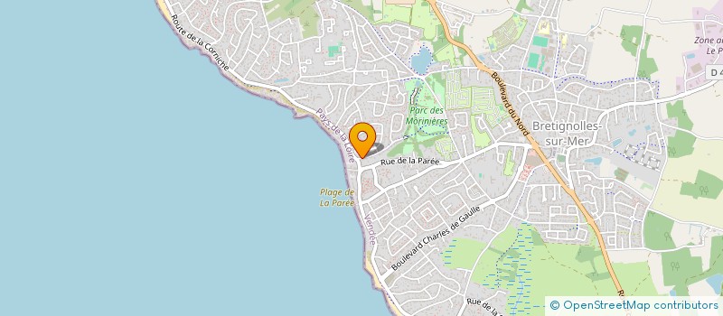 localisation de l'entreprise MONSIEUR RAYMONDE LEFIL  BRETIGNOLLES-SUR-MER