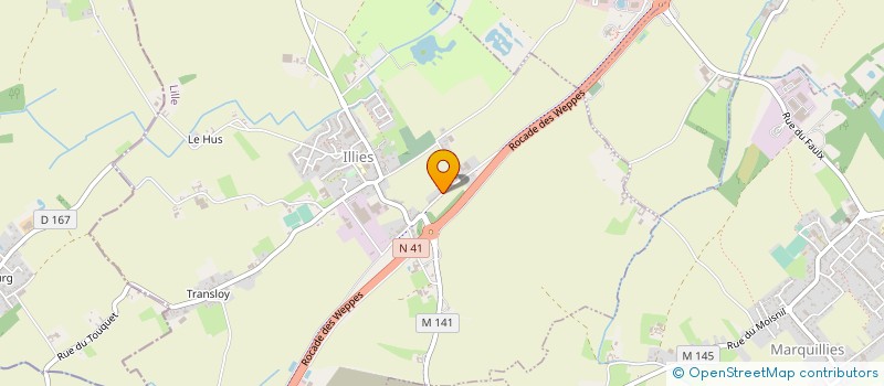 localisation de l'entreprise MONSIEUR RAYNALD BOULANGER  ILLIES