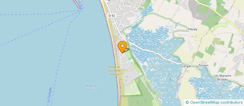 localisation de l'entreprise MONSIEUR RAYNALD BROSSE  LA TURBALLE