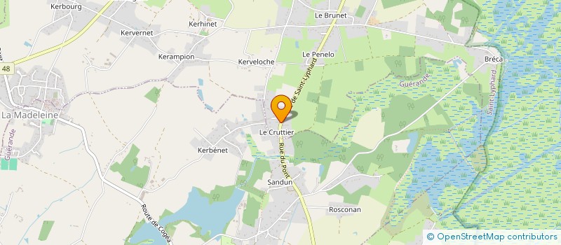 localisation de l'entreprise MONSIEUR RAYNALD GOURDE  SAINT-LYPHARD