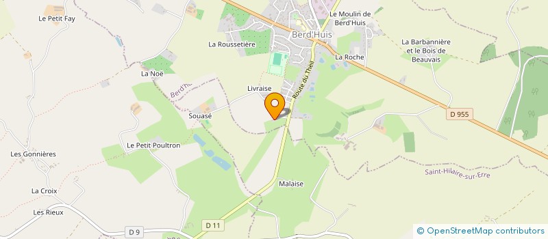 localisation de l'entreprise MONSIEUR RAYNALD GUY à BERD'HUIS