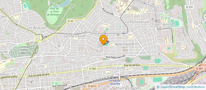 localisation de l'entreprise MONSIEUR RAYNALD LEFEBVRE à LE HAVRE