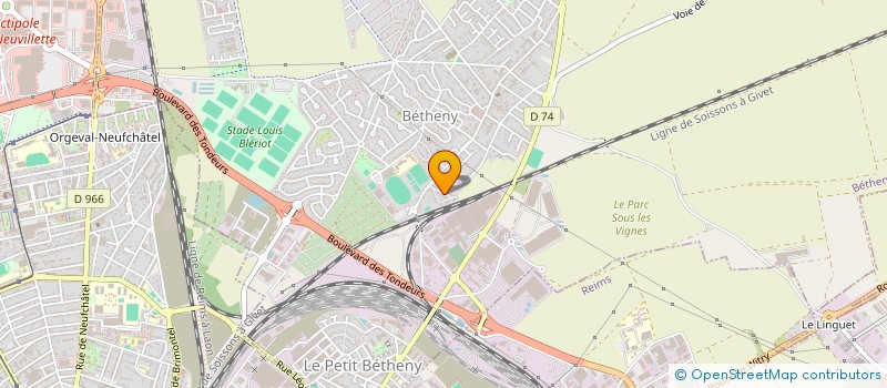 localisation de l'entreprise MONSIEUR RAYNALD LELEUX  BETHENY