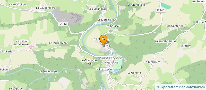 localisation de l'entreprise MONSIEUR RAYNALD MARCEL HENRI FOULOGNE  SAINT-LEONARD-DES-BOIS