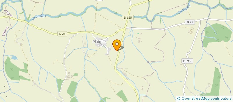 localisation de l'entreprise MONSIEUR RAYNALD MARTINS  PLAIGNE