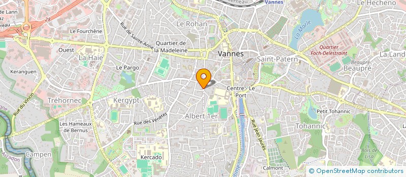 localisation de l'entreprise MONSIEUR RAYNALD MASSON  VANNES