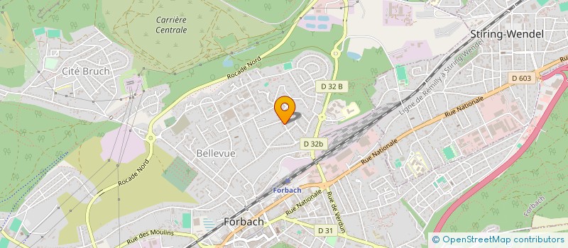 localisation de l'entreprise MONSIEUR RAYNALD MICHEL à FORBACH